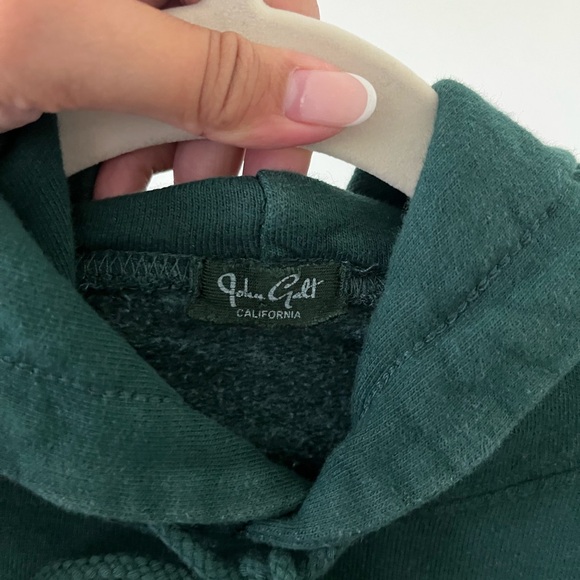 Brandy Melville Dark Green Hoodie Sweater - Picture 3 of 3